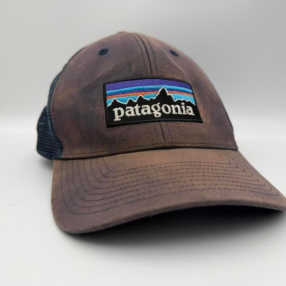 Patagonia P-6 logo trucker hat snapback mesh outdoor hiking cap unisex